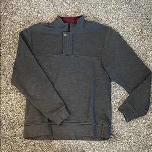 Men’s Orvis Gray Quarter-Zip Pullover